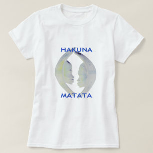 T-shirts Impressão africano Hakuna Matata Design