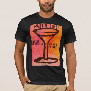 T-SHIRTS … IMPRESSÃO AGITADO OU AGITADO DE MARTINI