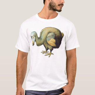 T-shirts Impressão da antiguidade do pássaro do Dodo