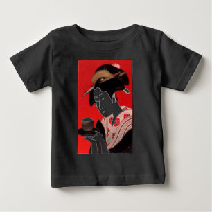 T-shirts Impressão de Arte da Cerimônia de Chá Servida por 