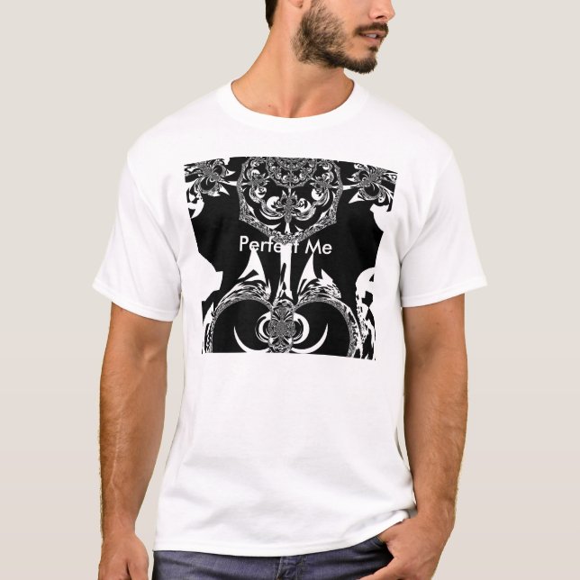 T-shirts Impressão de Arte Negra e Branca Africano (Frente)
