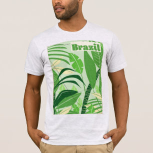 T-shirts Impressão de férias do estilo Vintage da Floresta 