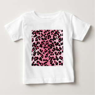 T-shirts Impressão de Guepardo Rosa RAB Rockabilly