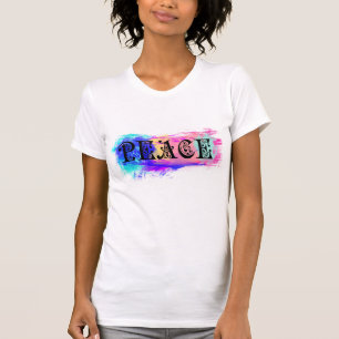 T-shirts Impressão de paz Design