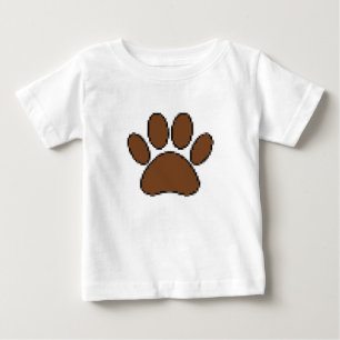 T-shirts Impressão de Pixel Cão