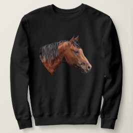 T-shirts Impressão de retrato de cavalo Quarab