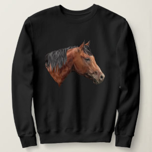 T-shirts Impressão do retrato do cavalo de Quarab