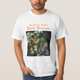 T-shirts Impressão escura dos sonhos