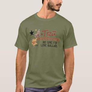 T-shirts impressão incondicional vermelho/tan verde-oliva