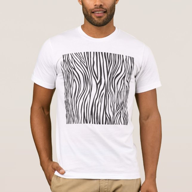 T-shirts impressão zebra (Frente)