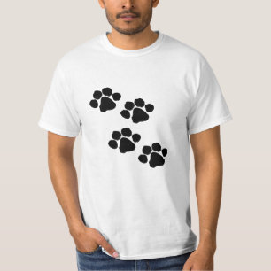 T-shirts Impressões de uma pata do animal