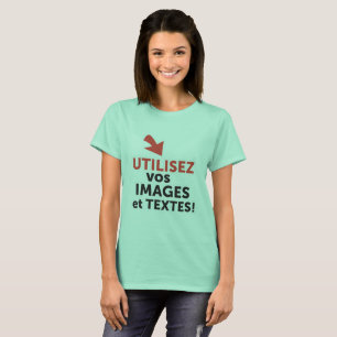 T-shirts Imprimir os vossos desenhos em linha DIY em