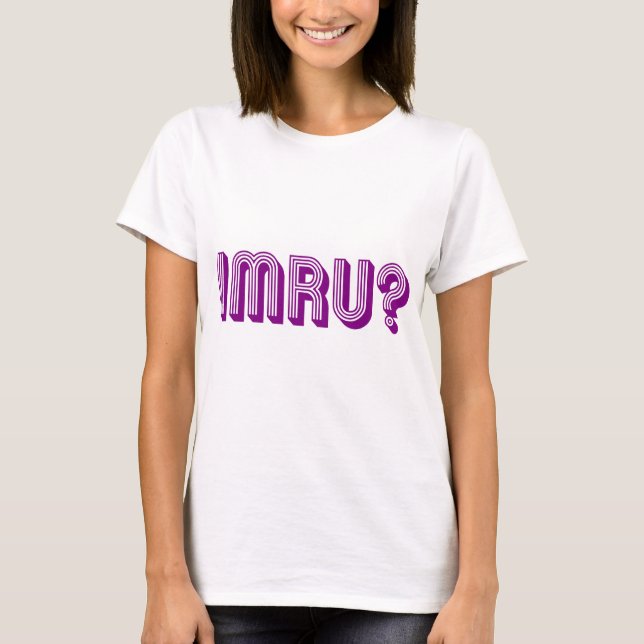 T-SHIRTS IMRU? (Frente)
