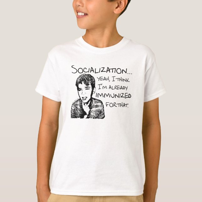 T-shirts Imunizado para Socialização (Frente)