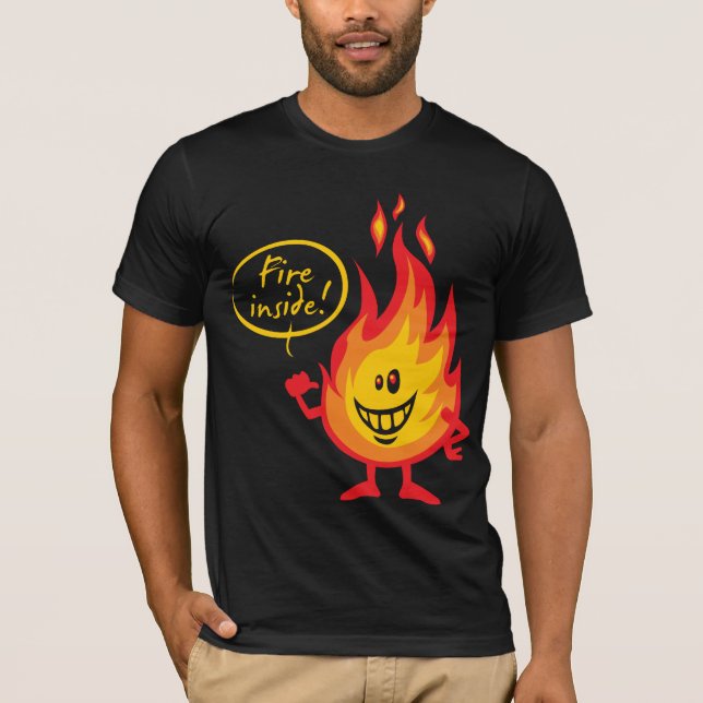 T-shirts Incêndio inside (Frente)