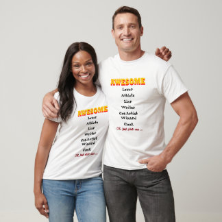 T-shirts Incrível