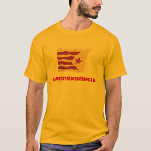T-shirts Independência Catalan (homens/unisex)