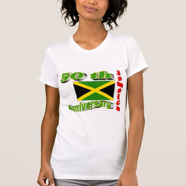 T-shirts Independência da Jamaica (Frente)