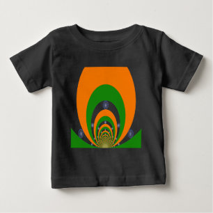 T-shirts Índia Flag Kaleidoscope: Unidade sem fim e Patriot