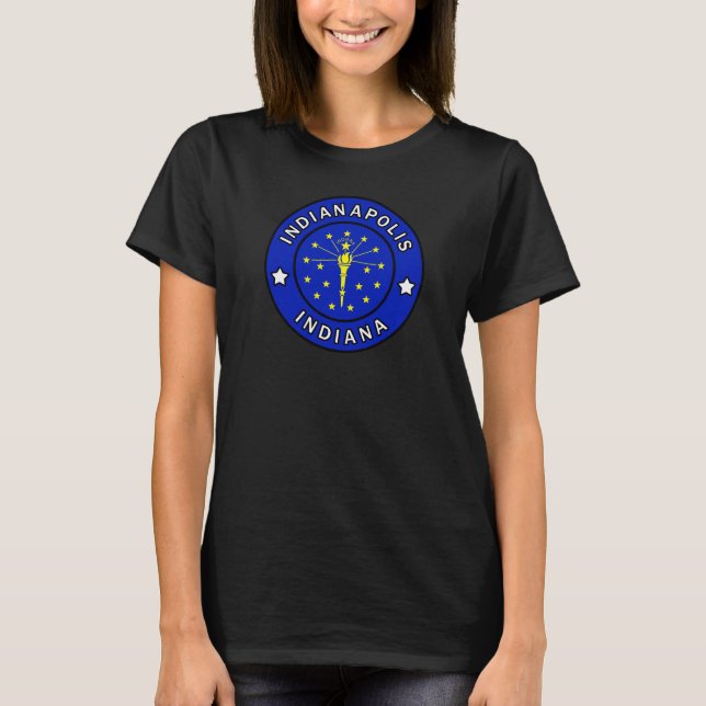 T-shirts Indianápolis Indiana (Frente)