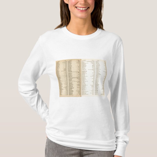 T-shirts Índice New Rochelle (Frente)