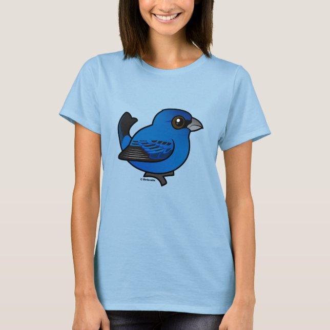 T-shirts Indigo Bunting (Frente)
