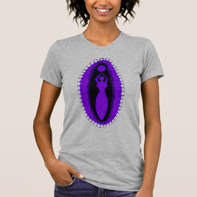 T-shirts Indigo Deusa Yoni (Frente)