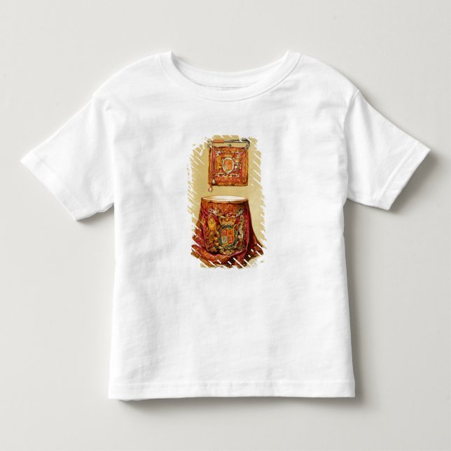 T-shirts Indique a trombeta, provavelmente George III, e (Frente)