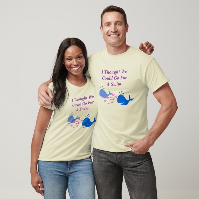 T-shirts Indo Para Uma Natação (Unissex)