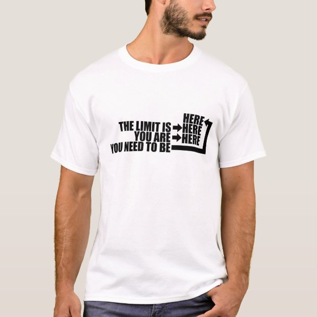 T-shirts InertiaMS - T claro dos LIMITES (Frente)