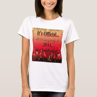T-shirts Inferno em um handbasket
