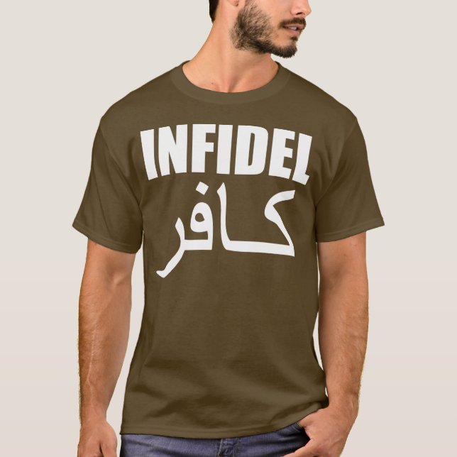 T-shirts infiel com parte traseira (Frente)
