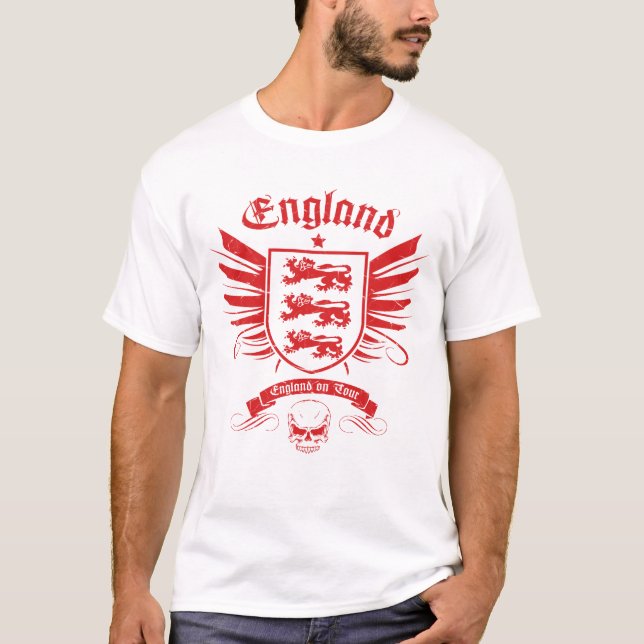 T-shirts INGLATERRA - Inglaterra na excursão (Frente)