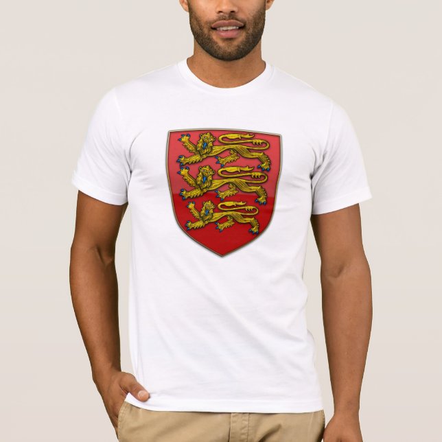 T-shirts Inglaterra: Royal Arms (Frente)