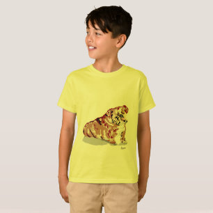 T-Shirts Inglês - Cão-Touro