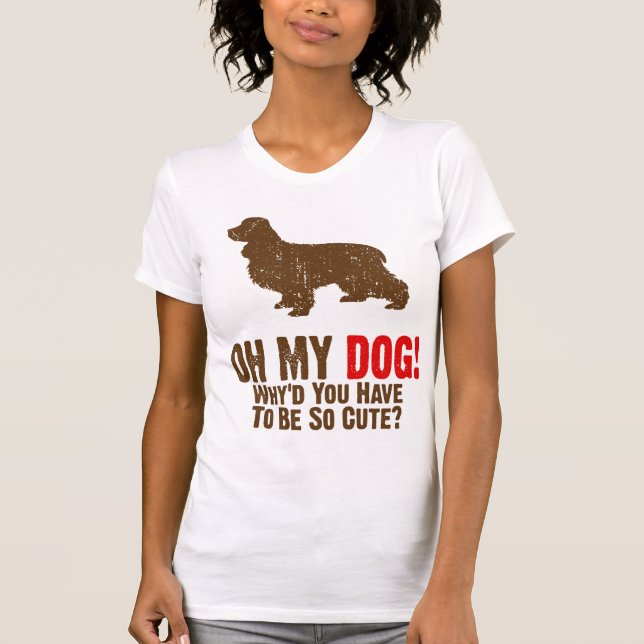 T-shirts Inglês cocker spaniel (Frente)