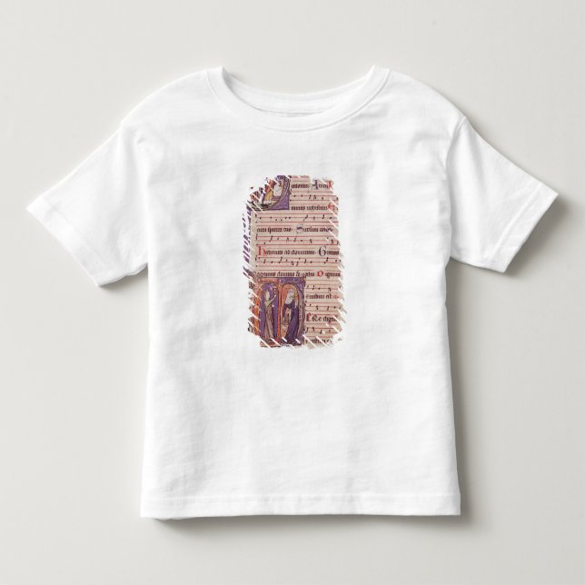 T-shirts Iniciais 'P de Historiated (Frente)