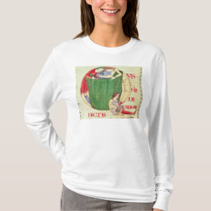 T-shirts Inicial "Q" de Historiated que descreve