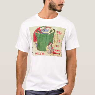 T-shirts Inicial "Q" de Historiated que descreve