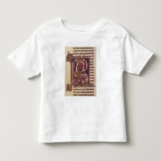 T-shirts Inicial 'R de Historiated (Frente)