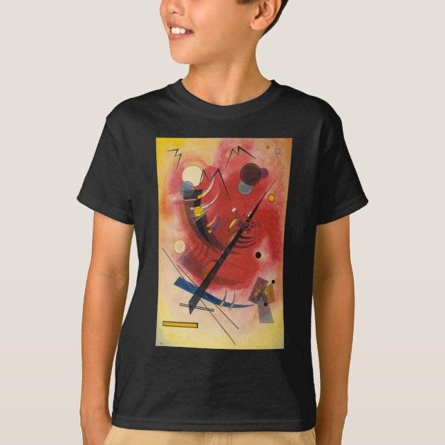 T-shirts Inner Simmering Abstrato Painting (Frente)
