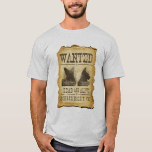 T-shirts Inoperante e vivo queridos. O gato de