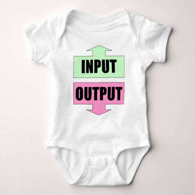 T-shirts Input_Output_Green_Pink (Frente)