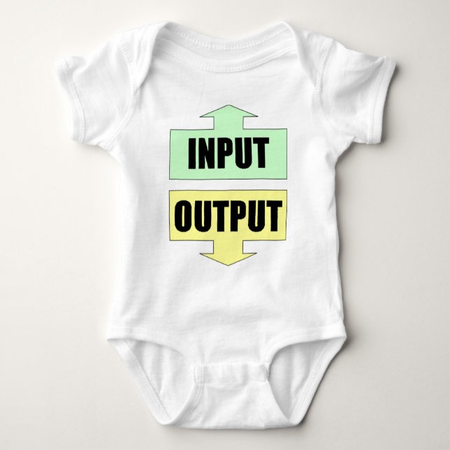 T-shirts Input_Output_Green_Yellow (Frente)