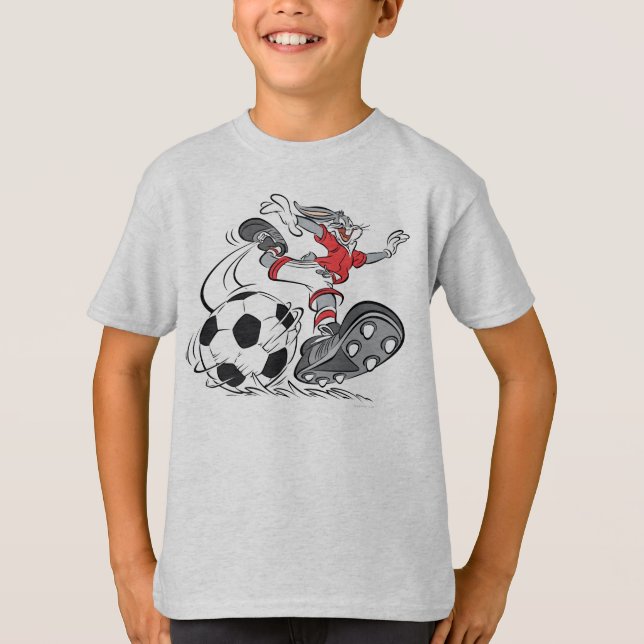 T-shirts INSETOS BUNNY™ Jogando futebol (Frente)