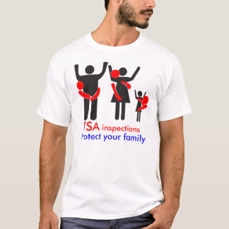 T-shirts Inspeçãos de TSA - proteja sua família