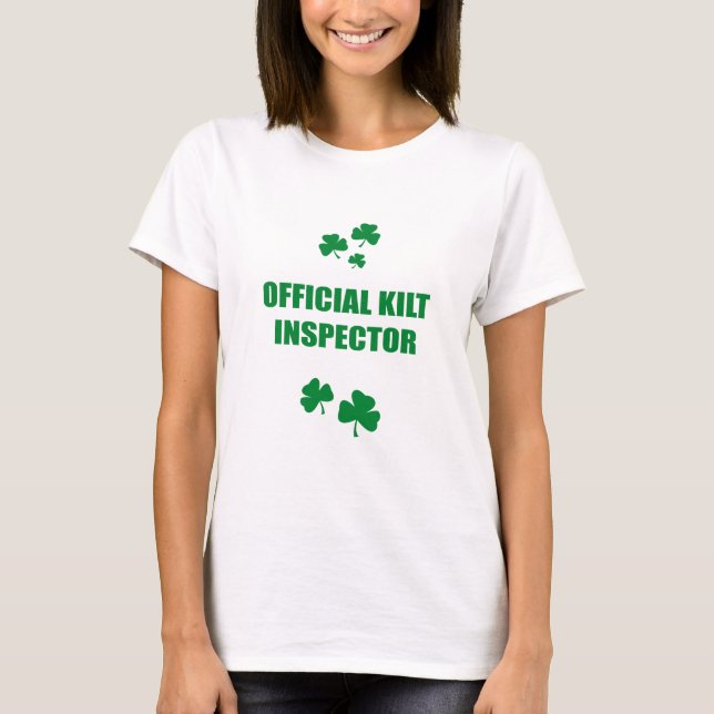 T-SHIRTS INSPECTOR OFICIAL DO KILT (Frente)
