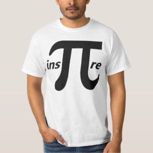 T-shirts Inspire o símbolo inspirado do Pi