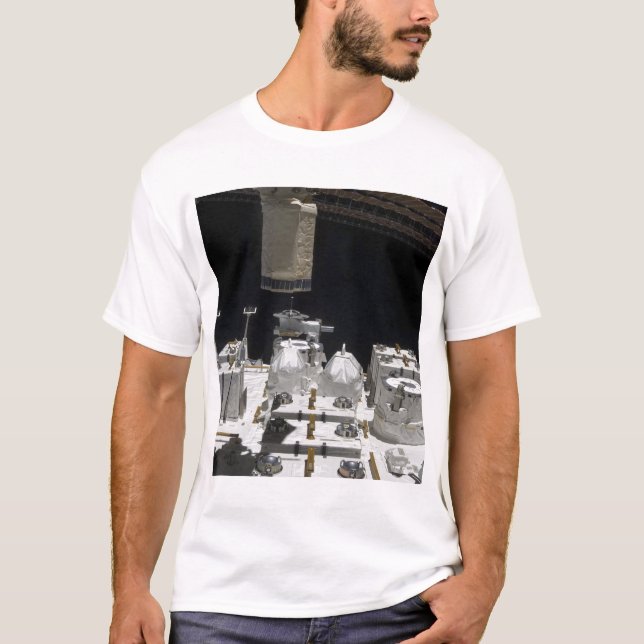 T-shirts Instalação do módulo de experimentação japonês exp (Frente)