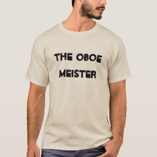 T-shirts Instrumento de bronze musical de Oboe Meister